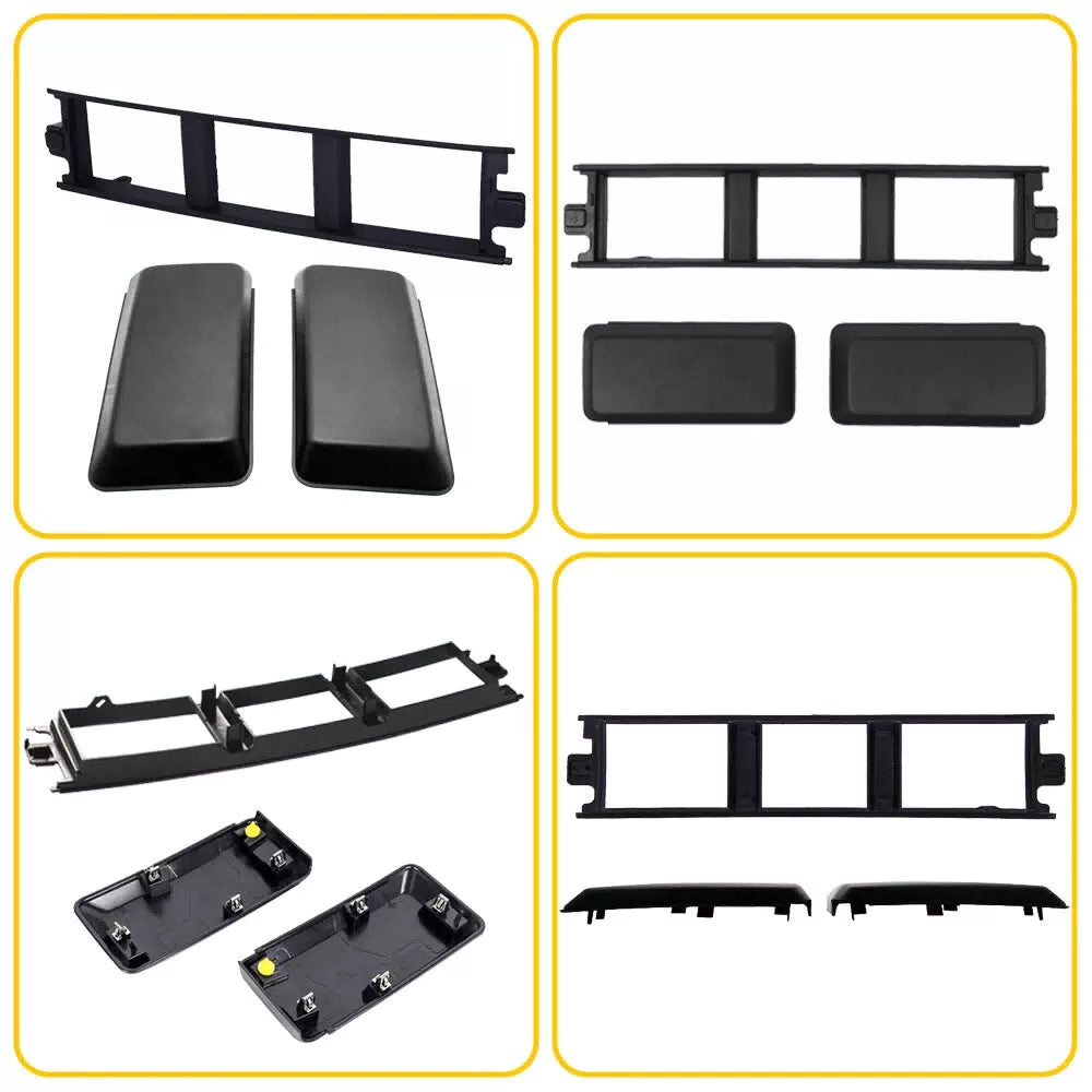 Front Bumper Center Cover Plastic Black Fits For 2018-2020 Ford F-150 3.3L 5.0L 6B93BC-57 [10]