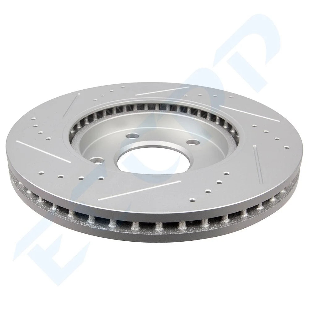 Front Ceramic Brake Pads And Rotors For 01 Chrysler Town & Country Dodge Caravan 6B93BC-57 [6]