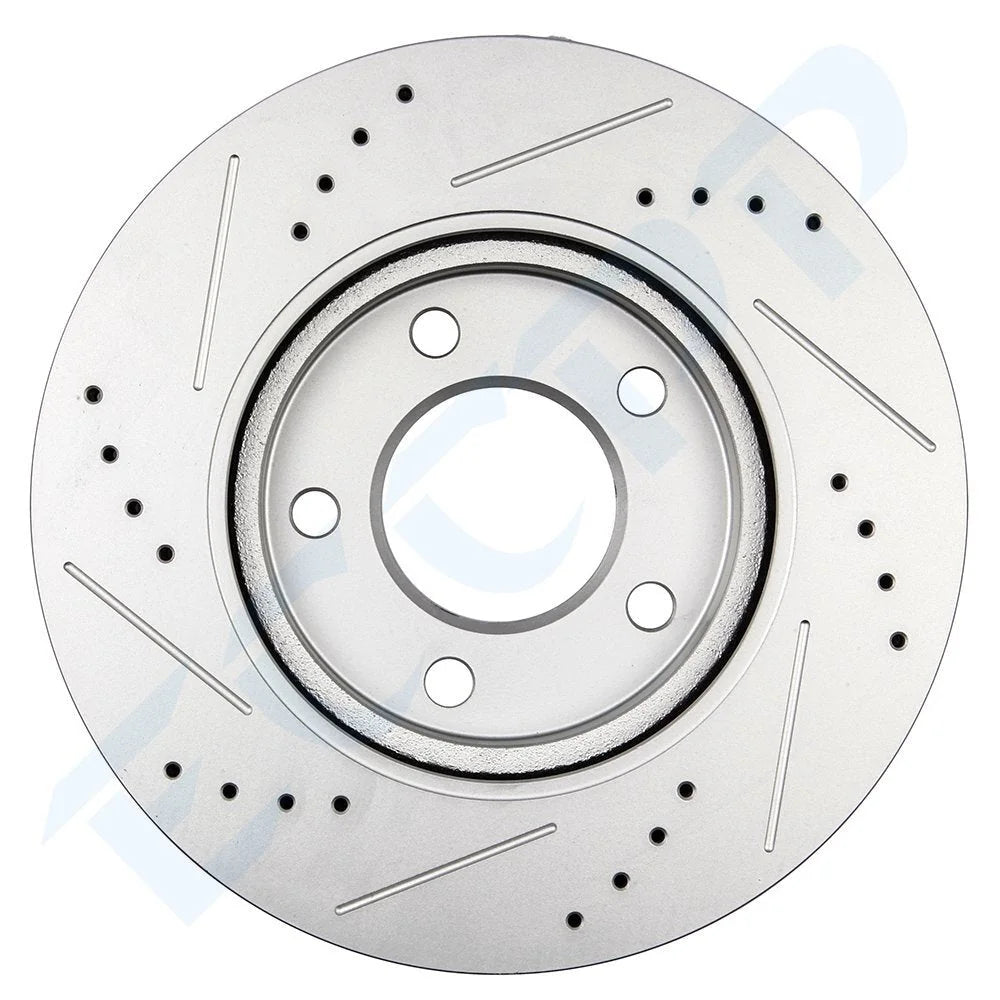 Front Ceramic Brake Pads And Rotors For 01 Chrysler Town & Country Dodge Caravan 6B93BC-57 [7]