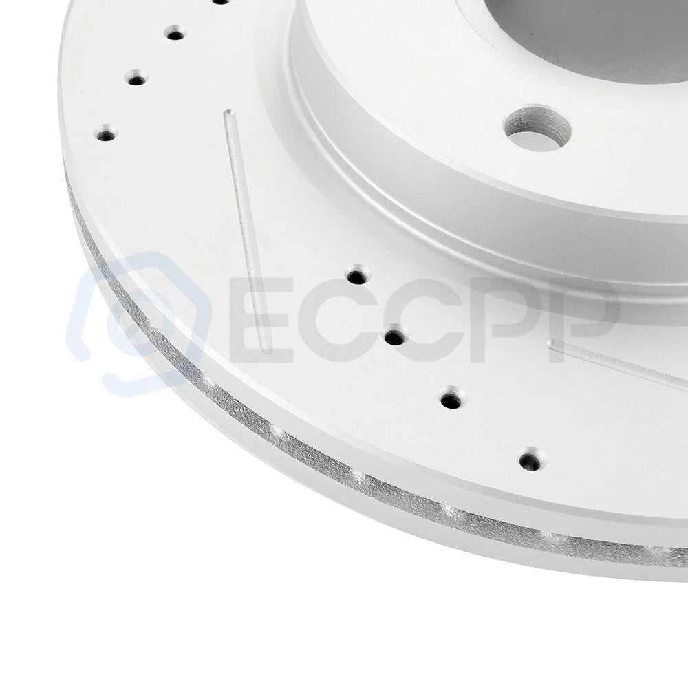 Front Ceramic Brake Pads And Rotors For 11 12 13 14 15-19 Ford Fiesta KOEEP [10]