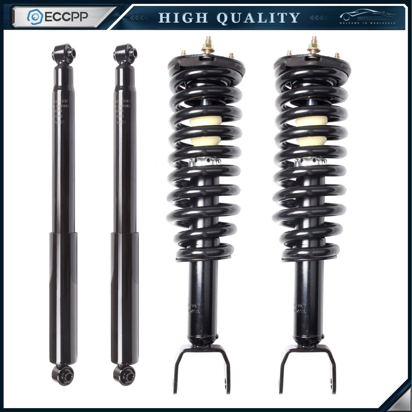 Front Complete Strut & Rear Shocks Set For 2005-2009 Dodge Dakota Raider 2WD × 4 6B93BC-57 [1]