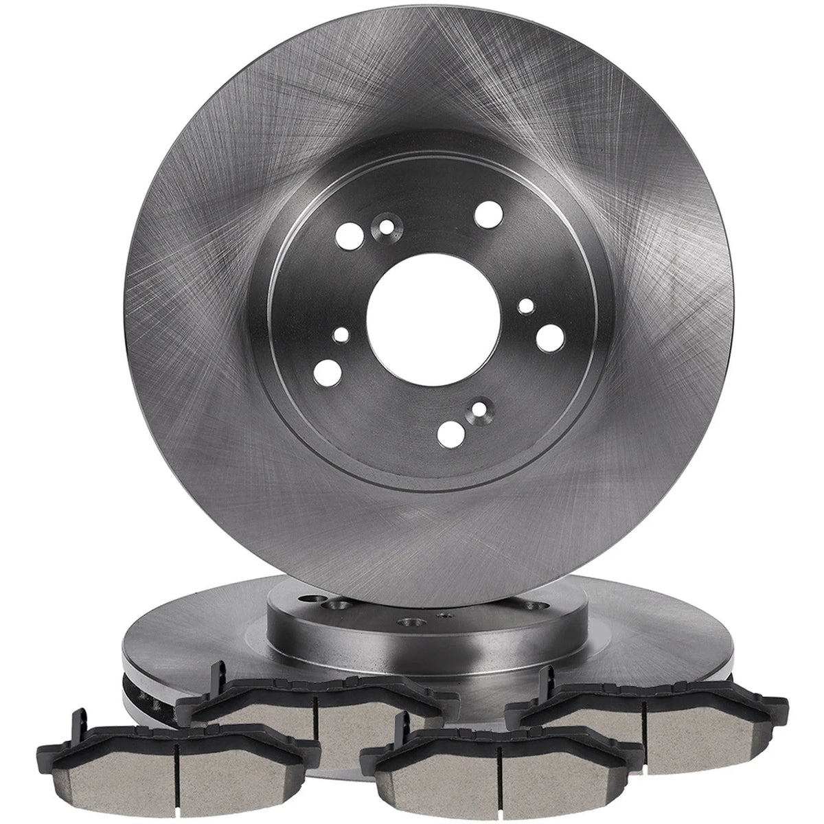 Front Disc Brake Rotors & Ceramic Pads Set Fits 03-06 07 08 Honda Pilot 3.5L KOEEP [1]