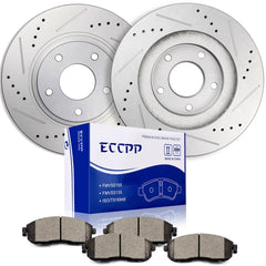 Front Disc Brakes Rotors & Brake Pads Kit for Nissan Altima Maxima Infiniti I35 6B93BC-57 [1]