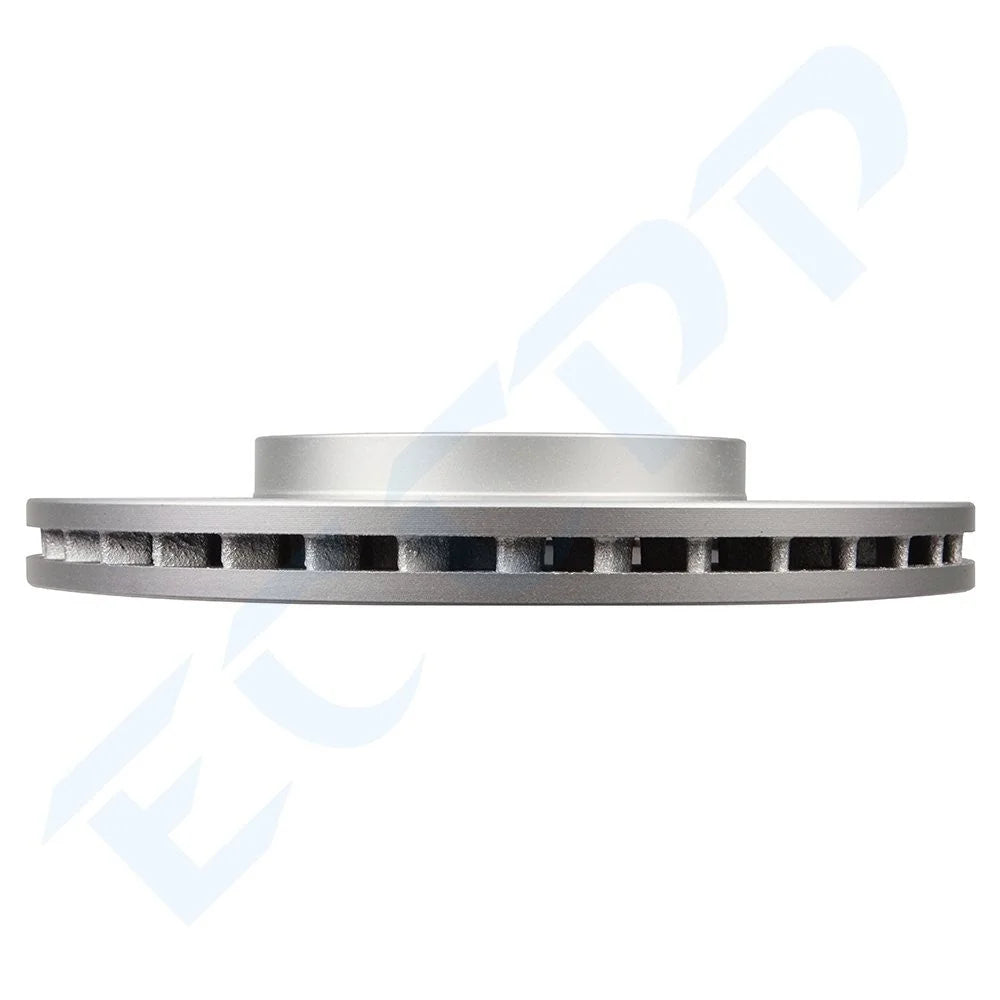 Front Drilled Brake Rotors Black & Pads for Jeep Patriot Compass Dodge Avenger 6B93BC-57 [6]