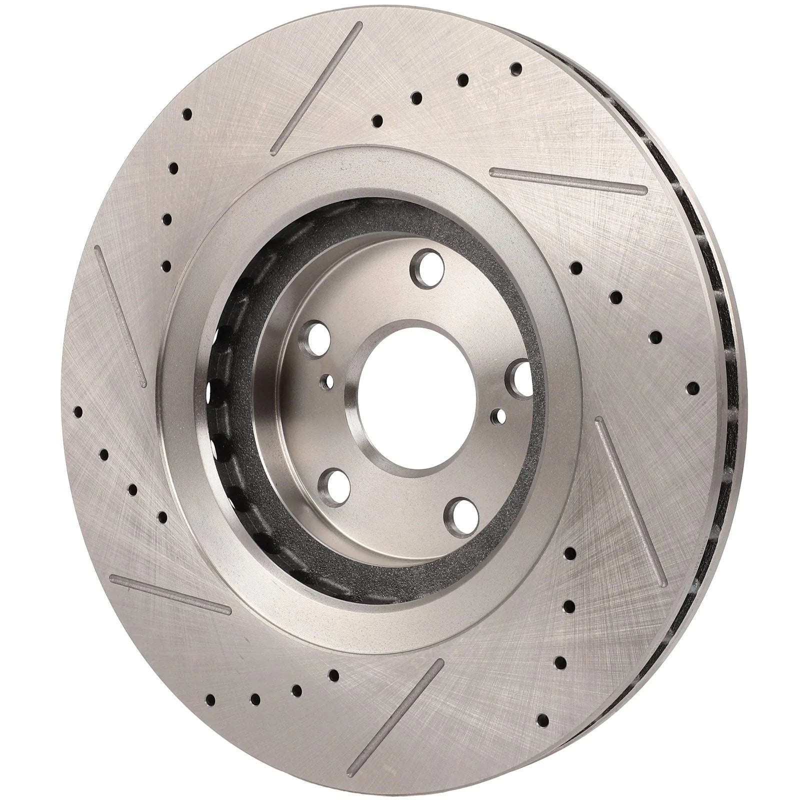 Front Drilled Slotted Brake Rotors For 2008-2019 Toyota Highlander LEXUS RX450h KOEEP [7]