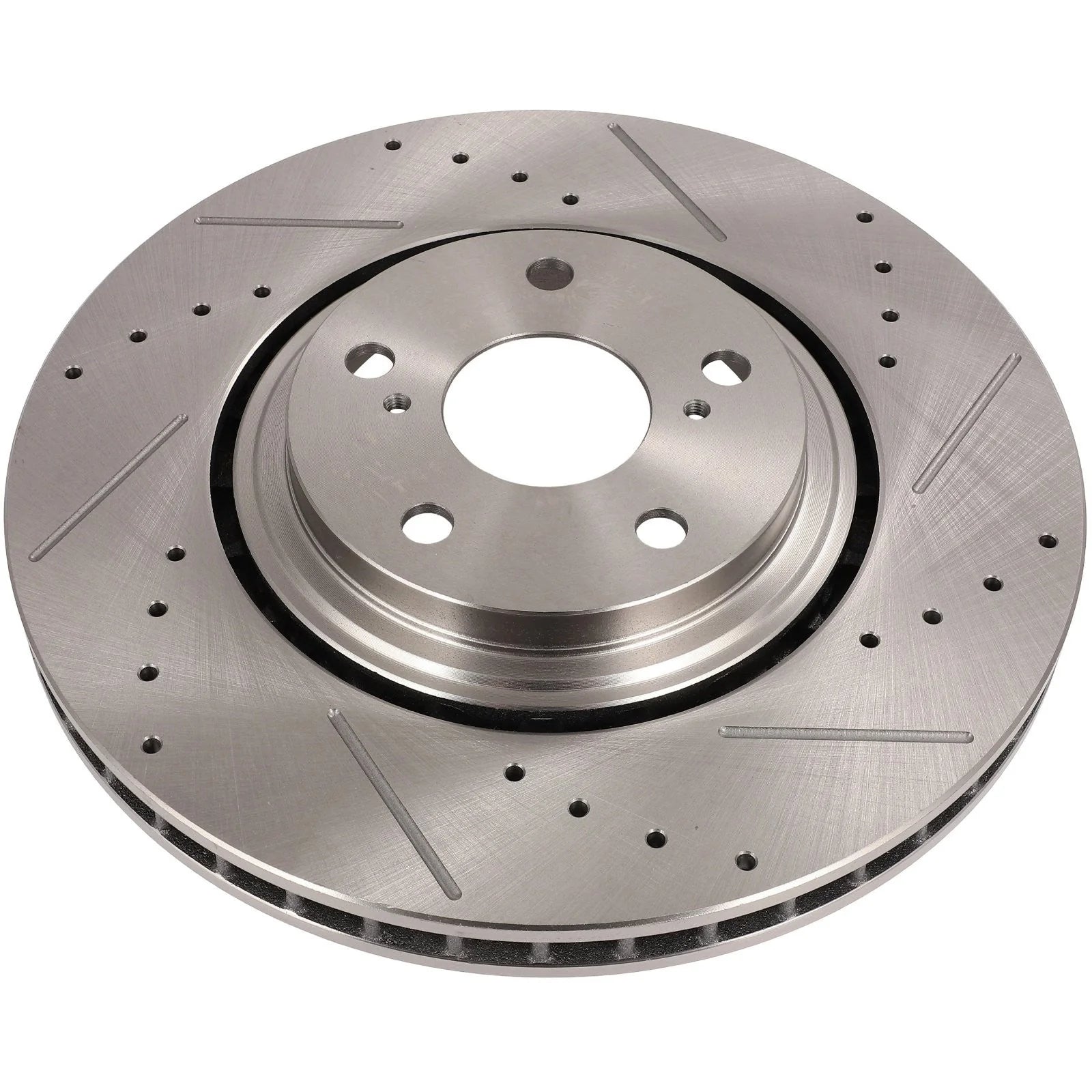 Front Drilled Slotted Brake Rotors For 2008-2019 Toyota Highlander LEXUS RX450h KOEEP [9]