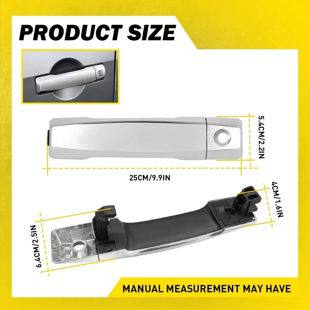 Front Driver Chrome Exterior Door Handle For 2004-15 Nissan Titan/05-15 Armada A 6B93BC-57 [10]