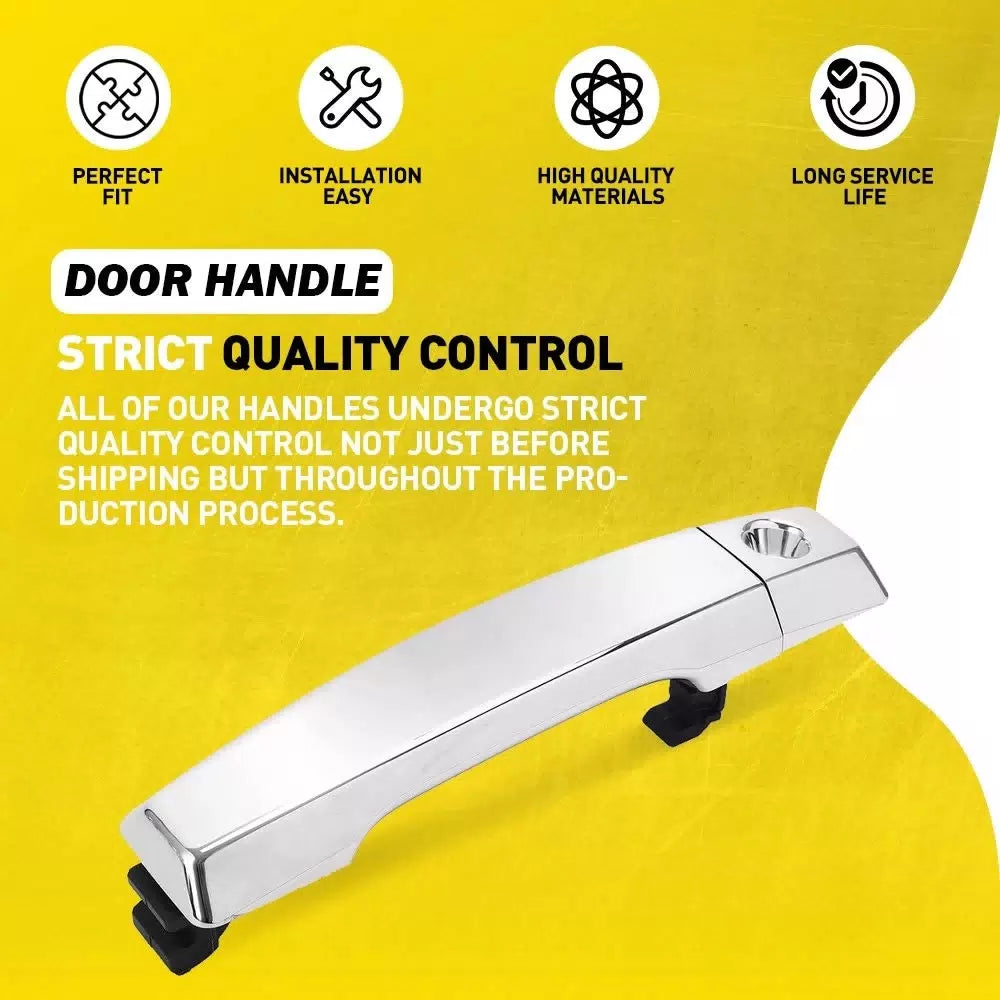 Front Driver Chrome Exterior Door Handle For 2004-15 Nissan Titan/05-15 Armada A 6B93BC-57 [5]