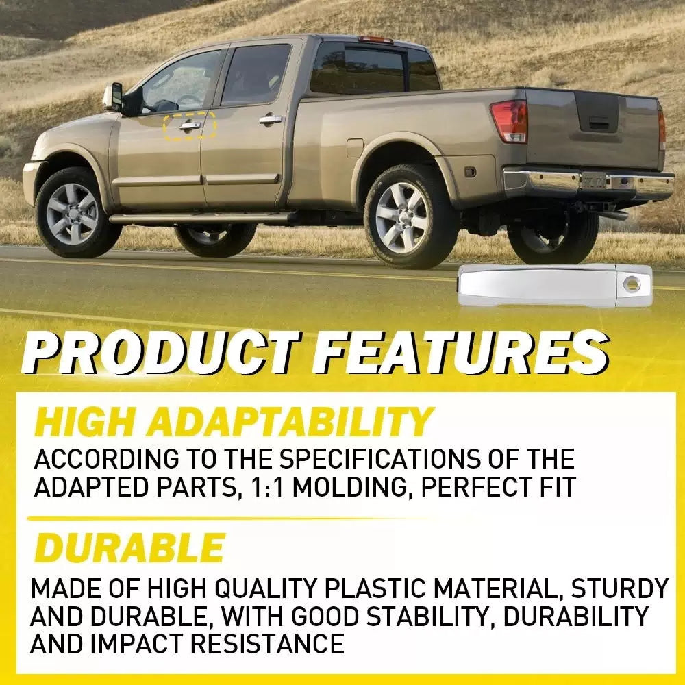 Front Driver Chrome Exterior Door Handle For 2004-15 Nissan Titan/05-15 Armada A 6B93BC-57 [6]