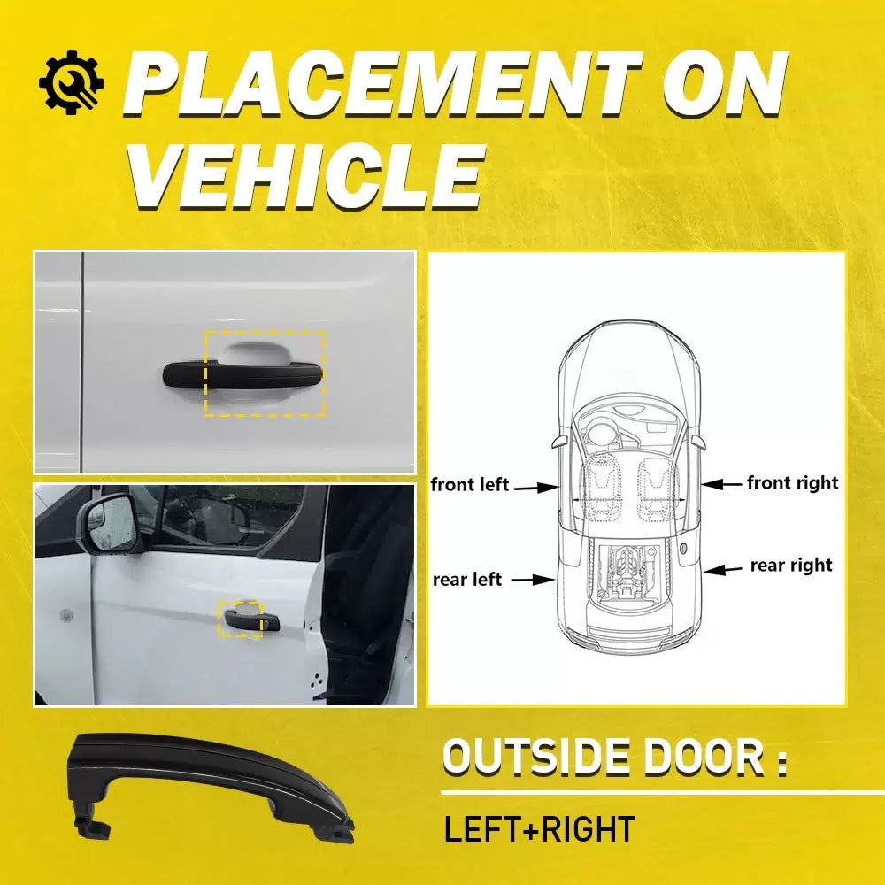 Front Driver Passenger Side Exterior Door Handle For 2015-2019 Ford Transit EOA 6B93BC-57 [5]