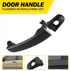 Front Driver Side Exterior Door Handle Left For 2005-12 Chevy Equinox 15846391 A 6B93BC-57 [1]