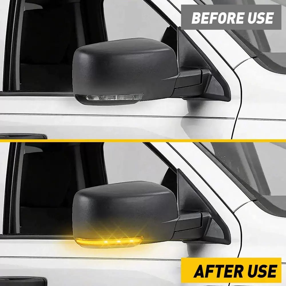 Front Driver & Passenger Mirror Turn Signal For Dodge 09-14 Ram 1500 &10-14 2500 6B93BC-57 [3]