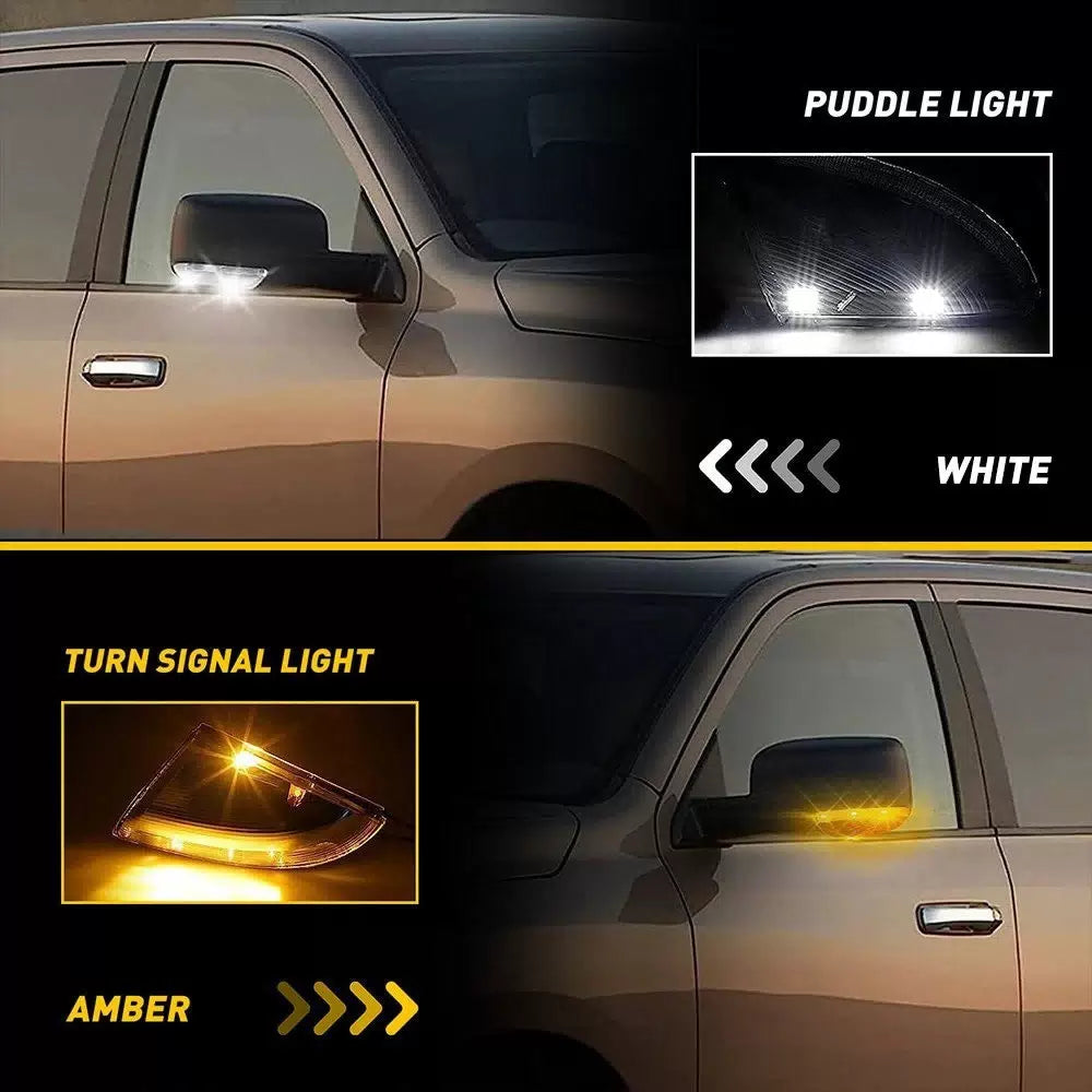 Front Driver & Passenger Mirror Turn Signal For Dodge 09-14 Ram 1500 &10-14 2500 6B93BC-57 [7]