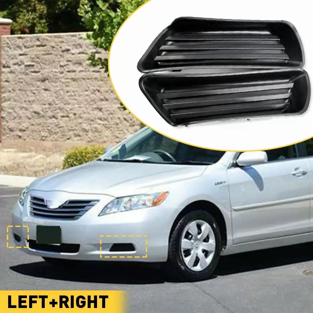 Front Fog Bumper Light Cover Insert Panel Pair Set of 2 for 2007-09 Toyota Camry 6B93BC-57 [11]