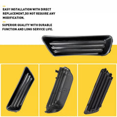 Front Fog Bumper Light Cover Insert Panel Pair Set of 2 for 2007-09 Toyota Camry 6B93BC-57 [2]