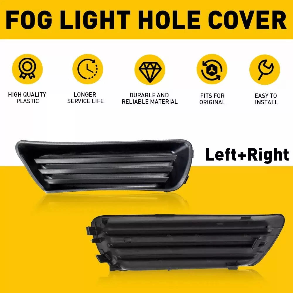 Front Fog Bumper Light Cover Insert Panel Pair Set of 2 for 2007-09 Toyota Camry 6B93BC-57 [5]
