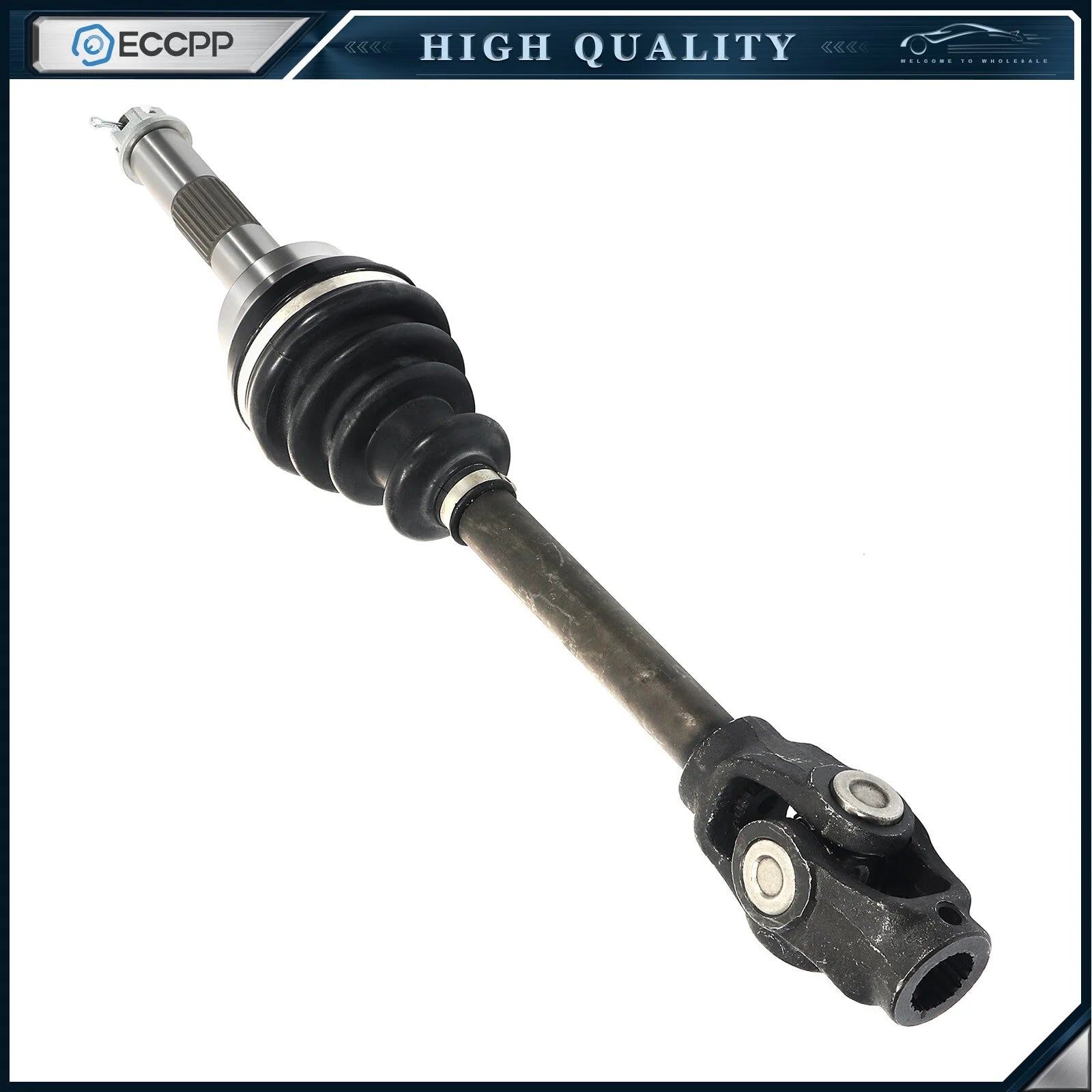 Front For 1996-2008 Sportsman 500 6x6 Polaris Scrambler 500 1997-2009 CV Axle 6B93BC-57 [1]