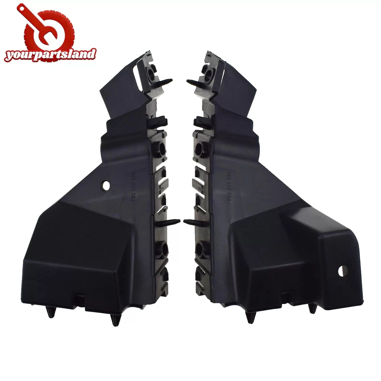 Front LH RH Bumper Bracket Guide Cover For Audi Q5 SQ5 2009-2017 8R0807284C 6B93BC-57 [10]