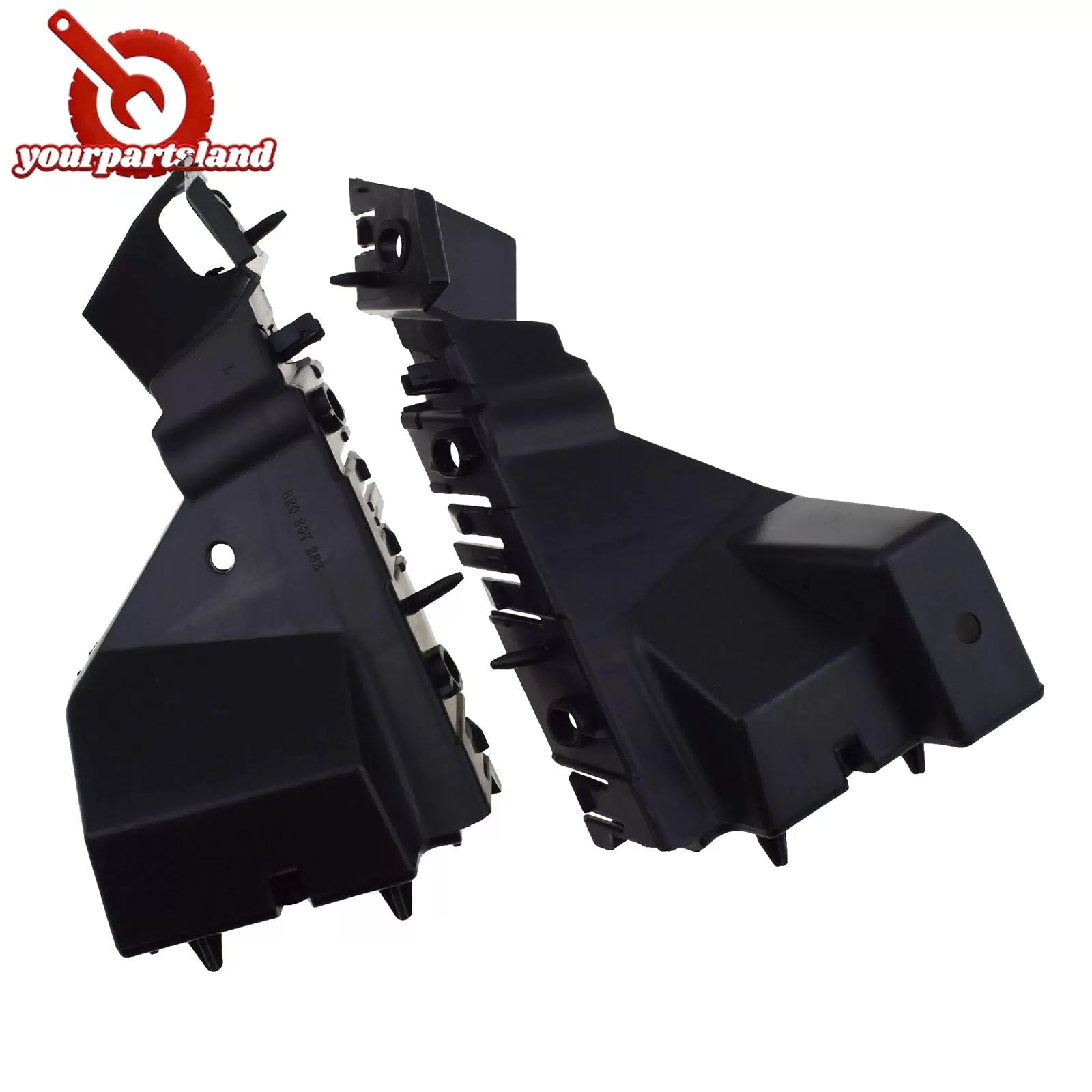 Front LH RH Bumper Bracket Guide Cover For Audi Q5 SQ5 2009-2017 8R0807284C 6B93BC-57 [2]