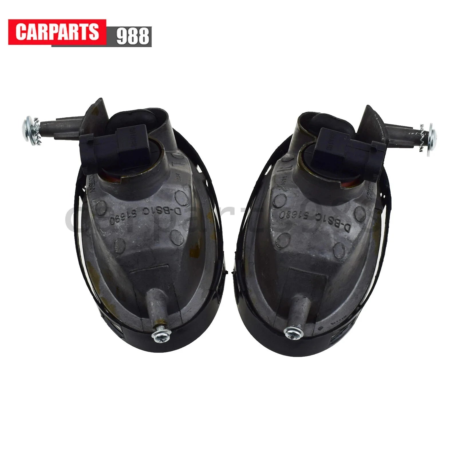 Front LH &RH Fog Light Fog Lamp for Mazda 3 1.6L 2003-10 BS1C-51-690 BS1C-51-680 6B93BC-57 [7]