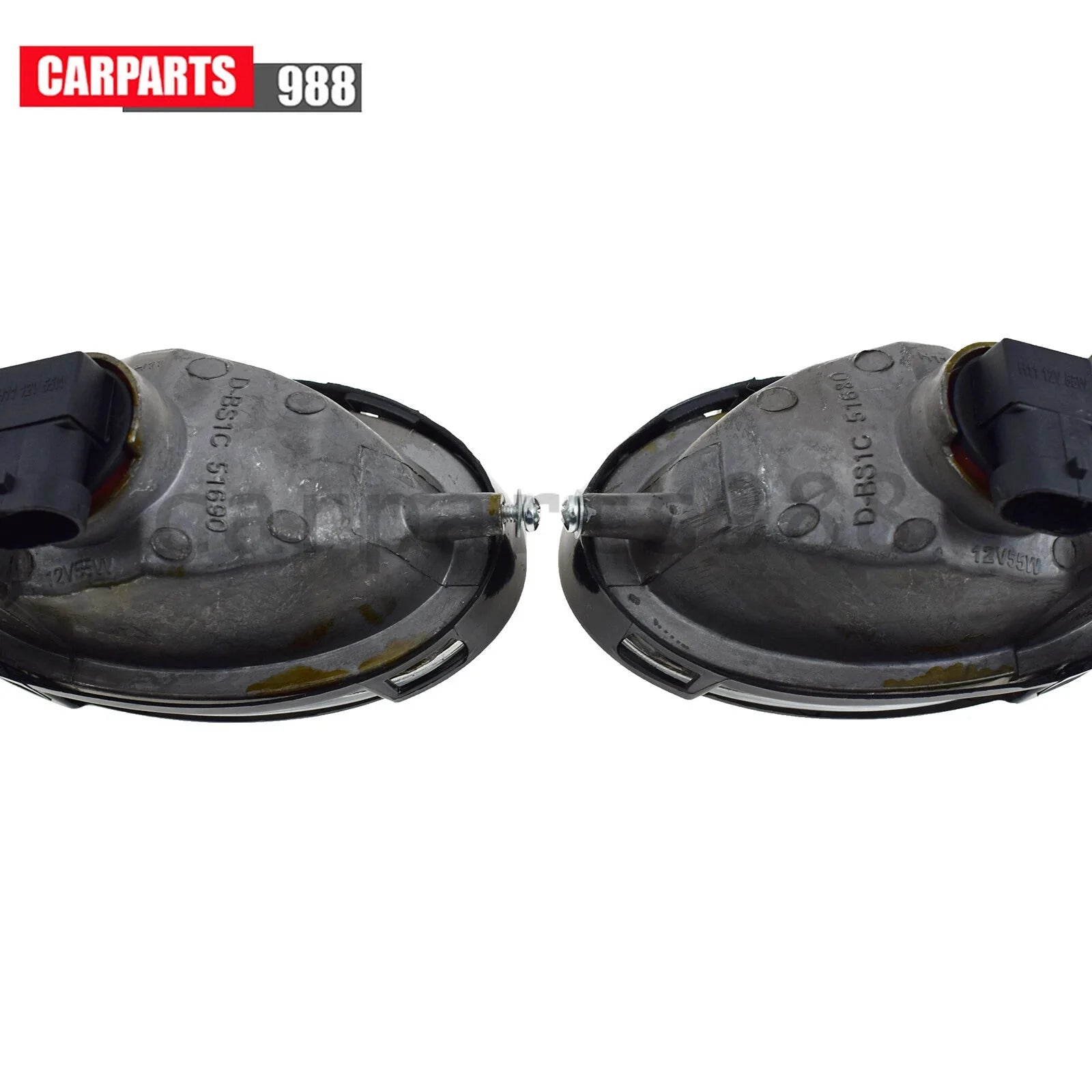 Front LH &RH Fog Light Fog Lamp for Mazda 3 1.6L 2003-10 BS1C-51-690 BS1C-51-680 6B93BC-57 [8]