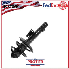 Front Left Complete Strut & Coil Spring Assemblies Fits 2004-2010 BMW X3 AWD; 6B93BC-57 [3]