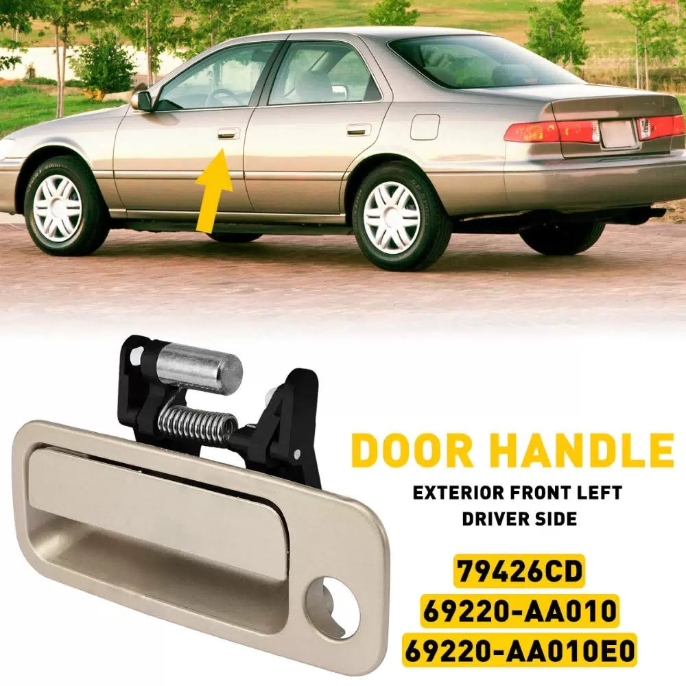 Front Left Driver Outside Door Handle for Toyota 1997-2001 Camry Beige EOA 6B93BC-57 [11]