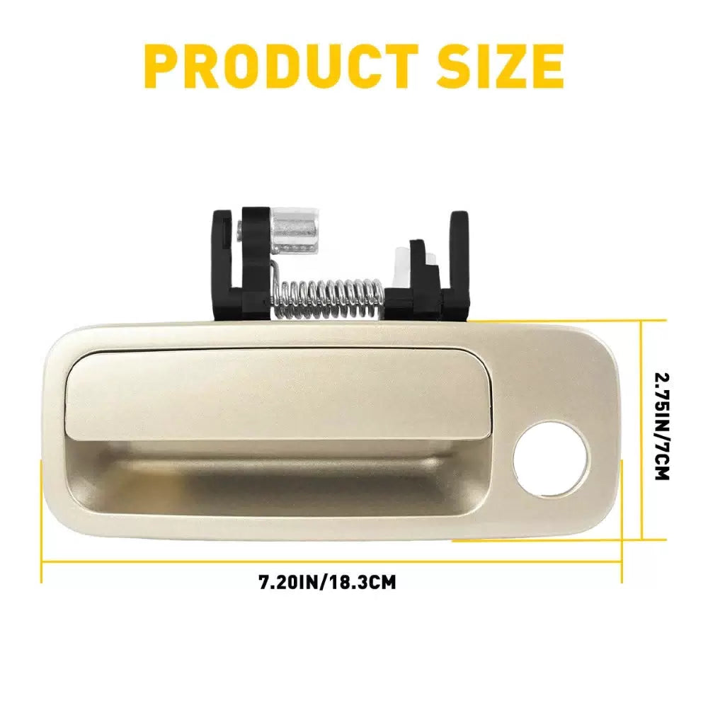 Front Left Driver Outside Door Handle for Toyota 1997-2001 Camry Beige EOA 6B93BC-57 [2]