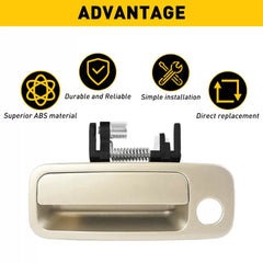 Front Left Driver Outside Door Handle for Toyota 1997-2001 Camry Beige EOA 6B93BC-57 [3]