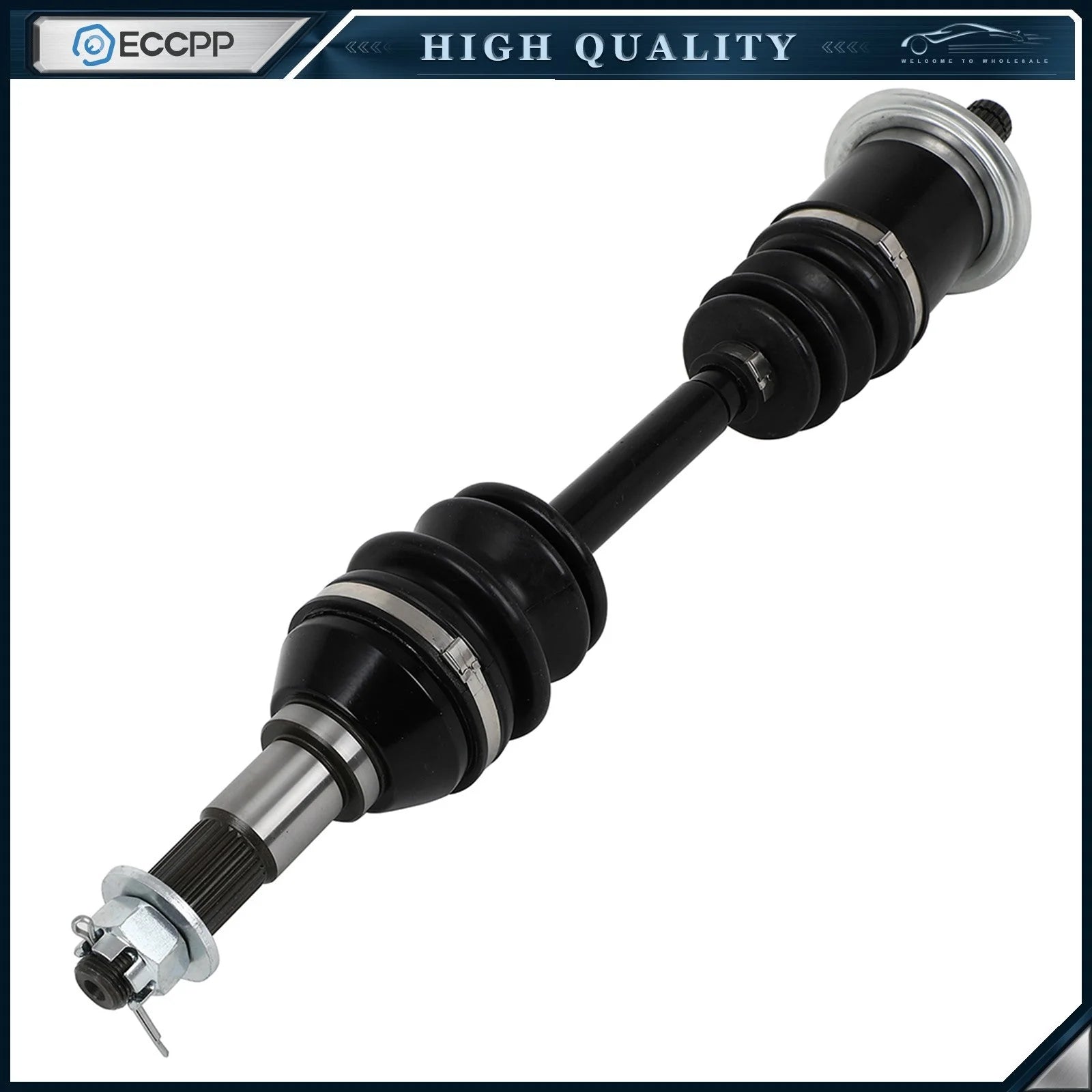 Front Left Fits Can-Am Outlander Max 1000 2013-2015 CV Axle Assembly 1PC KOEEP [2]