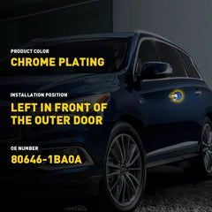 Front Left Outside Door Handle Cap Fit For Infiniti QX60 QX70 QX80 EX35 FX35 US 6B93BC-57 [2]