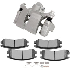 Front Left Right Brake Caliper Brake Pads Set 5Pcs For 1997-2004 Buick Regal 6B93BC-57 [1]