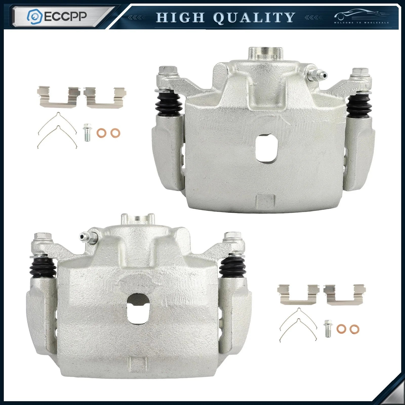 Front Left Right Brake Calipers 2Pcs For 12-16 Honda CR-V FWD 19B2916A 19B2917A 6B93BC-57 [1]