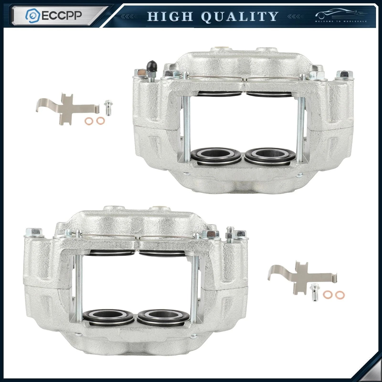Front Left Right Brake Calipers 2Pcs For 2006-07 Subaru Impreza 19-3327 19-3326 6B93BC-57 [1]