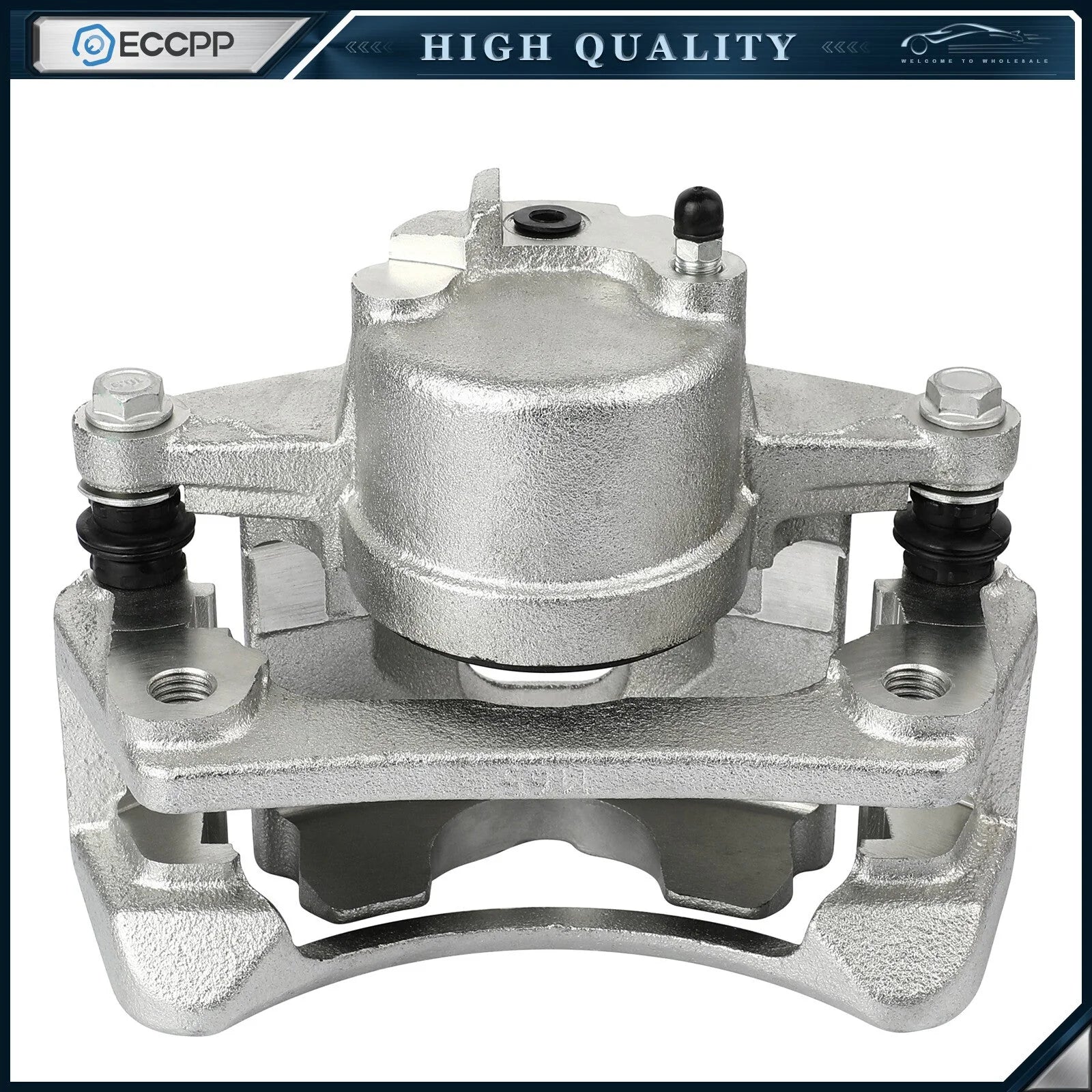 Front Left Right Brake Calipers Brake Pads Set 6Pcs For 2002-2007 Jeep Liberty KOEEP [4]