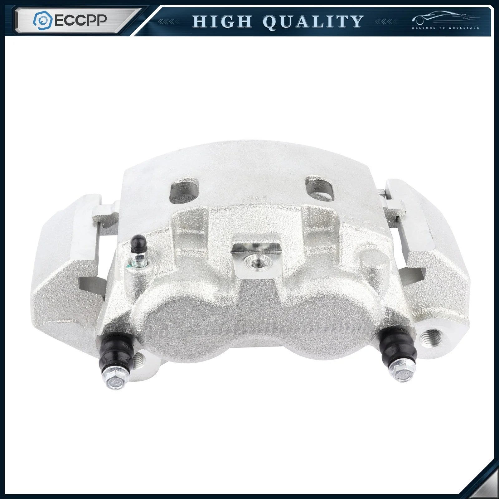 Front Left Right Brake Calipers Brake Pads Set 6Pcs For 2006-2008 Dodge Ram 1500 KOEEP [2]