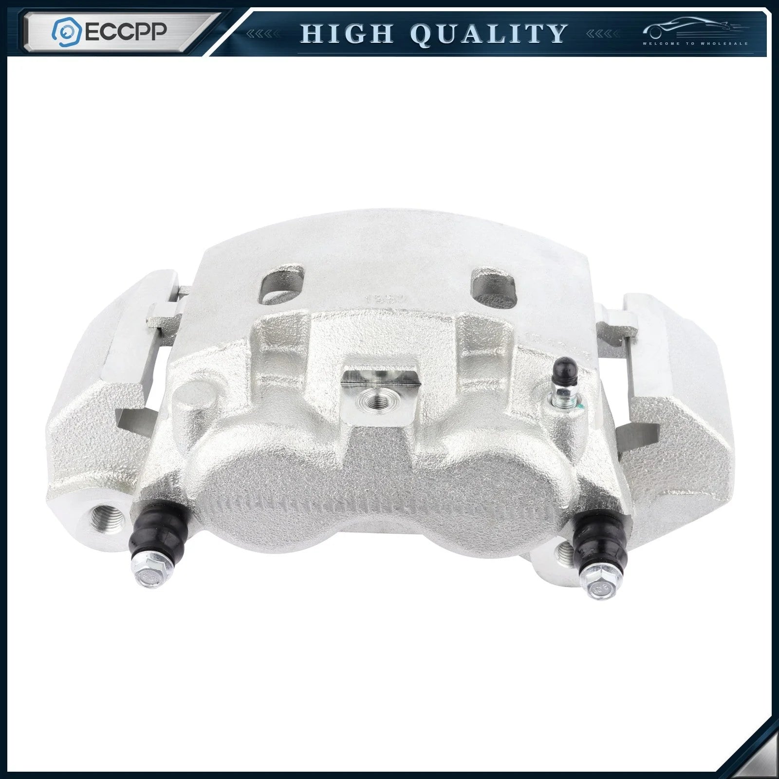 Front Left Right Brake Calipers Brake Pads Set 6Pcs For 2006-2008 Dodge Ram 1500 KOEEP [5]