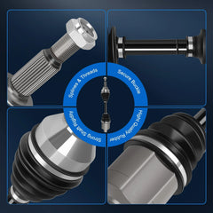 Front Left Right For Chevrolet Cobalt 2005-10 Pontiac G4 2005 2006 CV Axle 2PCS 6B93BC-57 [3]