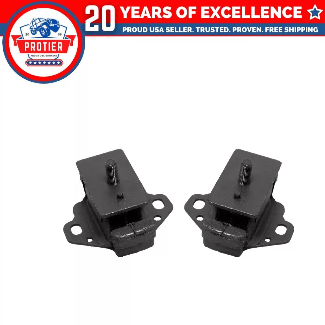 Front Left & Right Motor Mount 2PCS Set for 1988-1995 Toyota 4Runner 3.0L 6B93BC-57 [1]
