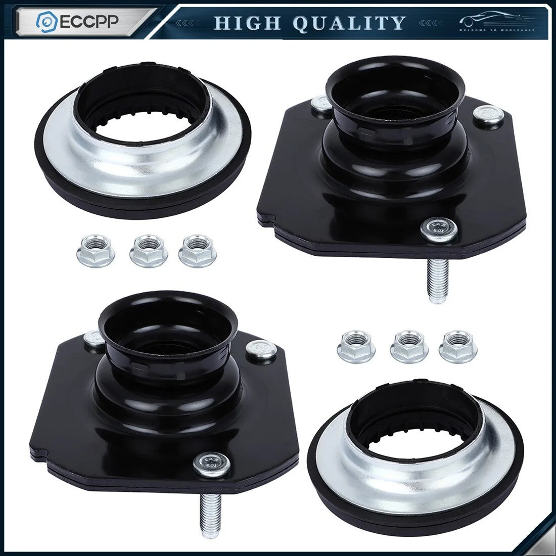 Front Left & Right Strut Mounts For Buick Enclave Chevrolet Traverse GMC Acadia 6B93BC-57 [1]