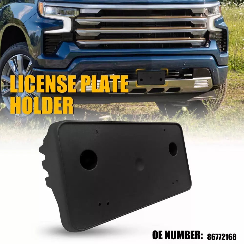 Front License Plate Bracket for Chevrolet 2022-2023 Silverado LTZ, RST 86772168 6B93BC-57 [1]
