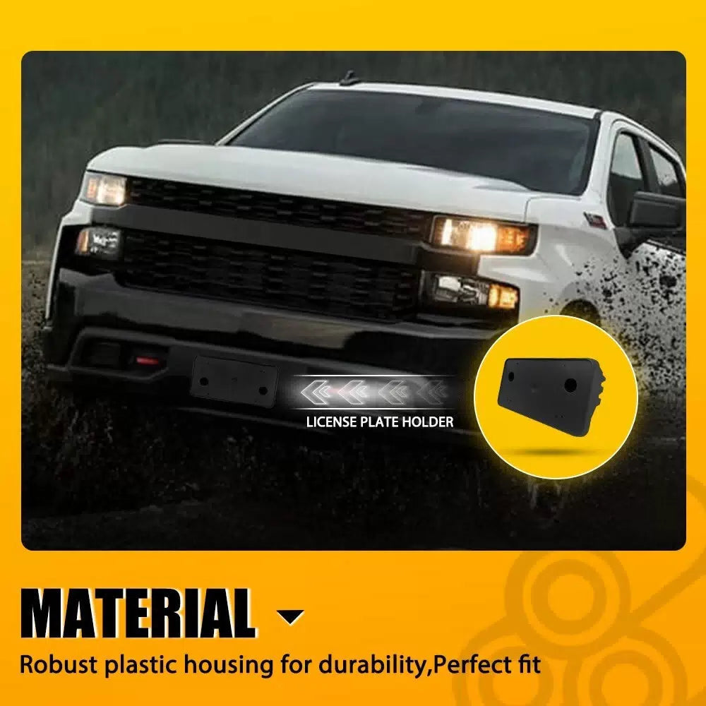 Front License Plate Bracket for Chevrolet 2022-2023 Silverado LTZ, RST 86772168 6B93BC-57 [8]