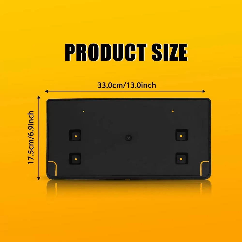 Front License Plate Holder Frame Bracket For Jeep Wrangler Gladiator 2018-2023 A 6B93BC-57 [2]