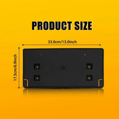 Front License Plate Holder Frame Bracket For Jeep Wrangler Gladiator 2018-2023 A 6B93BC-57 [2]