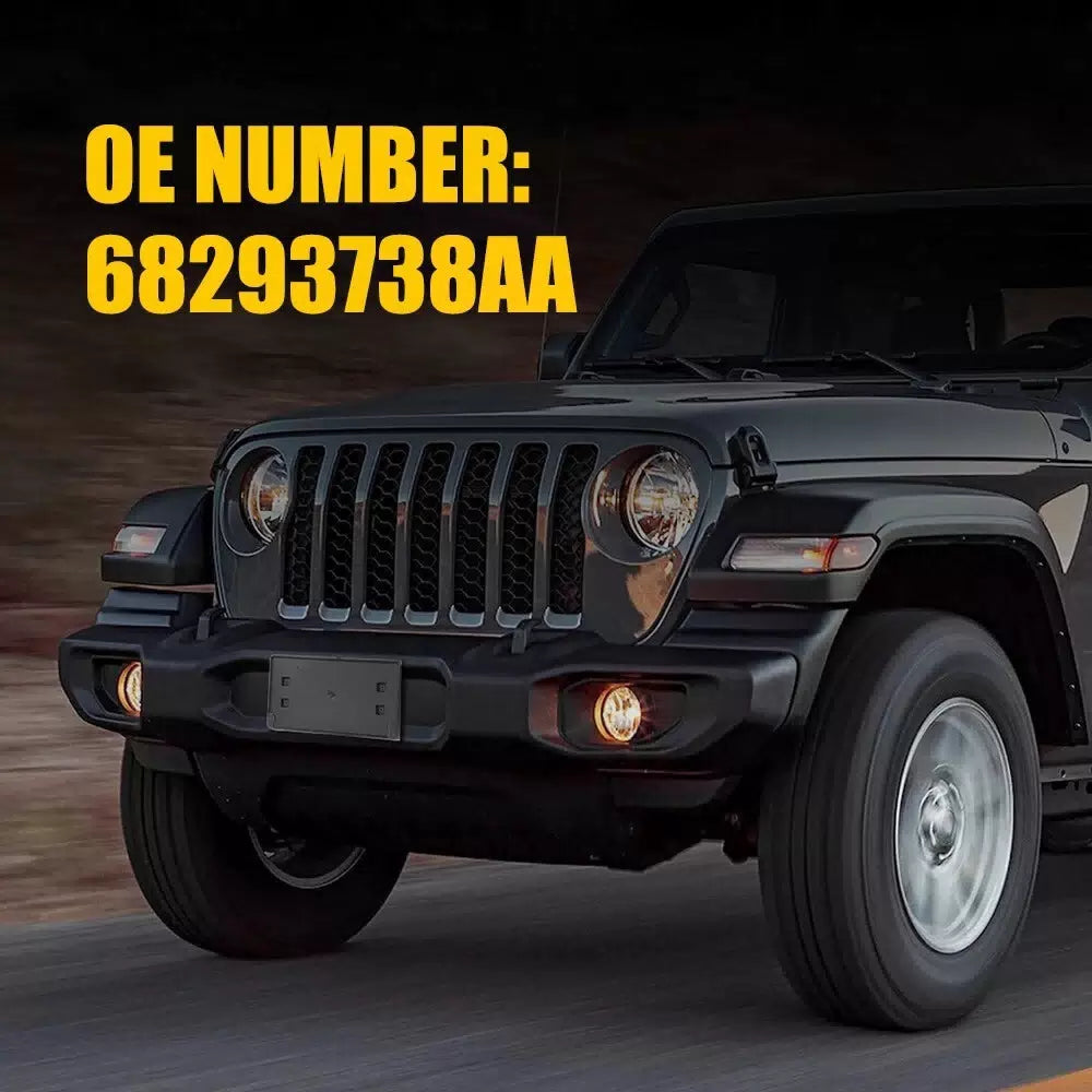 Front License Plate Holder Frame Bracket For Jeep Wrangler Gladiator 2018-2023 A 6B93BC-57 [8]