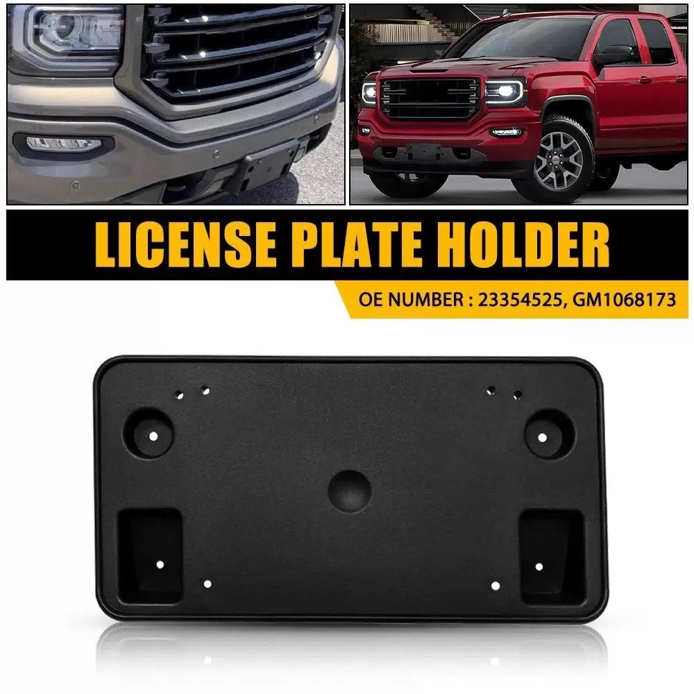 Front License Plate Tag Frame Bracket Holder For 2016 17 2018 GMC Sierra 1500 EA 6B93BC-57 [1]