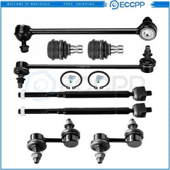 Front Lower Ball Joints Steering Sway Bar Tie Rod End For 02-05 Chrysler Sebring KOEEP [1]
