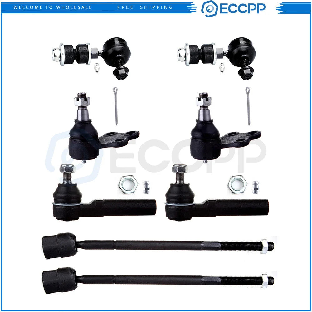 Front Lower Ball Joints Steering Sway Bar Tie Rod End For 1995-2002 Nissan Quest KOEEP [1]
