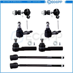 Front Lower Ball Joints Steering Sway Bar Tie Rod End For 1995-2002 Nissan Quest KOEEP [1]
