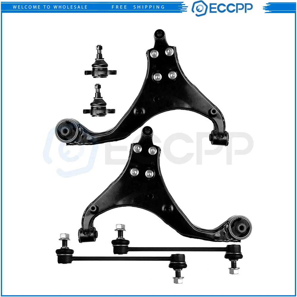 Front Lower Control Arm Ball Joint Sway Bar Suspension Kit For 2005-2009 Tucson KOEEP [1]